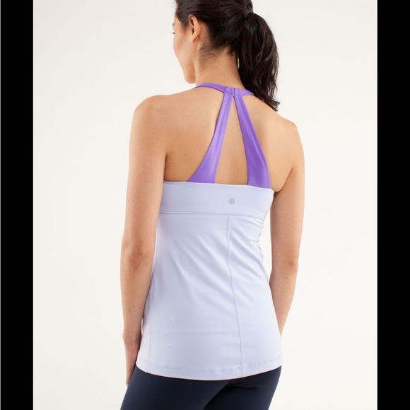 ⭕️ PRICE FIRM Lululemon Scoop Me Up Purple Tank Size 4 - Picture 3 of 7